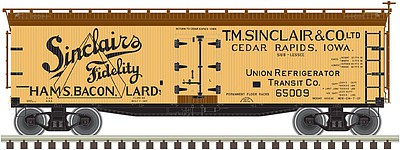 Atlas 40 Wood Reefer SINC #65008 HO Scale Model Train Freight Car #20003815