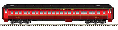 Atlas Heavyweight Paired-Window Coach GM&O #3098 HO Scale Model Train Passenger Car #20003874