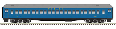 Atlas Heavyweight Paired-Window Coach Wabash #1405 HO Scale Model Train Passenger Car #20003881