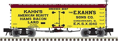 Atlas 36 Wood Reefer Kahns #1041 (American Beauty) HO Scale Model Train Freight Car #20003982