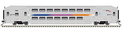 Atlas Commuter Coach Trailer NJ Transit #7201 HO Scale Model Train Passenger Car #20004113