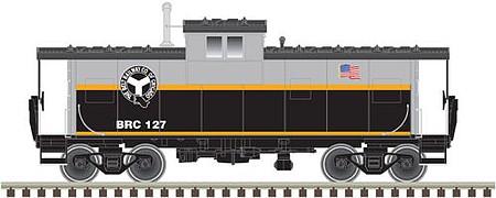 Atlas Extended-Vision Caboose Belt Railway of Chicago #127 HO Scale Model Train Freight Car #2000414