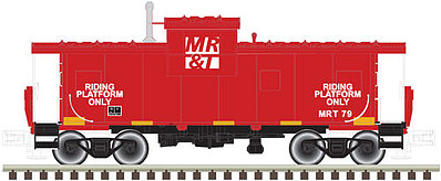 Atlas Extended-Vision Caboose Milwaukee Racine & Troy 76 HO Scale Model Train Freight Car #20004150
