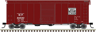 Atlas 40 Postwar Boxcar Western Pacific 20656 HO Scale Model Train Freight Car #20004257