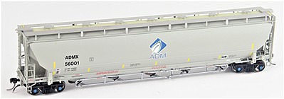 Atlas Trinity Covered Hopper Archer Daniels Midland 56010 HO Scale Model Train Freight Car #20004261