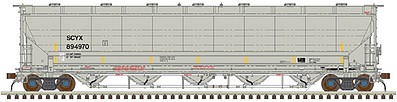 Atlas Trinity 5660 PD Covered Hopper First Union 894962 HO Scale Model Train Freight Car #20004300