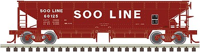 Atlas 70 ton Hart Ballast Car SOO Line #60103 HO Scale Model Train Freight Car #20004564