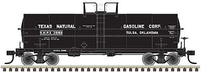 Atlas 11,000-Gallon Tank Car Platform Texas Natural Gas HO Scale Model Train Freight Car #20004680