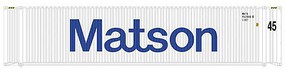 Atlas 45' Corrugated Container 3-Pack Assembled Matson Set 2 (white, blue, Billboard Lettering) Atlas 45' Corrugated Container 3-Pack Assembled Matson Set 2 (white, blue, Billboard Lettering)