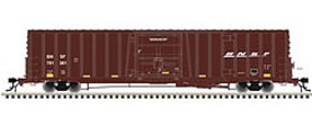 Atlas Class BX-177 Plug-Door Boxcar Ready to Run Master(R) BNSF Railway 781019 (Boxcar Red, white, yellow Conspicuity Marks)