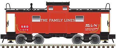 Atlas NE-6 Caboose Family Lines HO Scale Model Train Freight Car #20004721