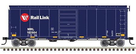 Atlas 40 Postwar Boxcar Montana Rail Link #100984 HO Scale Model Train Freight Car #20004772