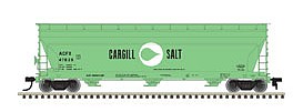 Atlas 4650 Centerflow Covered Hopper Cargill Salt 47842 HO Scale Model Train Freight Car #20004795