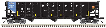 Atlas 70-Ton 9-Panel Hopper Reading and Northern #7209 HO Scale Model Train Freight Car #20004903