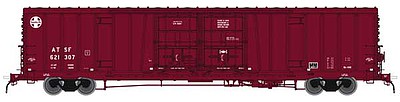 Atlas BX-166 Box Car ATSF (Santa Fe) #621307 HO Scale Model Train Freight Car #20004944