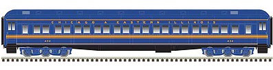 Atlas Paired-Window Coach Chicago Eastern Illinois 434 HO Scale Model train Passenger Car #20004972