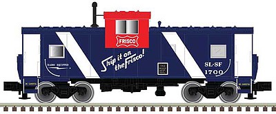 Atlas Extended Vision Caboose Frisco #1700 HO Scale Model Train Freight Car #20005013