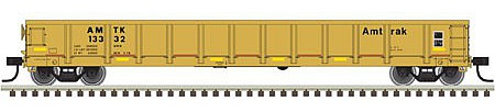 Atlas Evans Gondola Amtrak (Orange/Black/Faded) #13332 HO Scale Model Train Freight Car #20005424