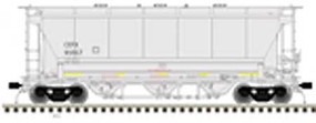 Atlas Trinity 3230 Covered Hopper Undecorated HO Scale Model Train Freight Car #20005531