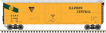 Atlas GARX Insulated 50 Reefer Illinois Central #51654 HO Scale Model Train Freight Car #20005796