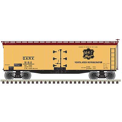 Atlas 40 Wood Reefer MKT #9157 HO Scale Model Train Freight Car #20005841