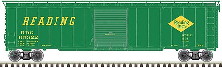 Atlas Postwar 50 Single-Door Boxcar Reading #115349 HO Scale Model Train Freight Car #20005857