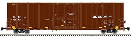 Atlas 60 Gunderson 7538 Single Door Boxcar BNSF #761410 HO Scale Model Train Freight Car #20005924