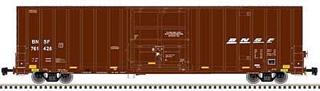 Atlas 60 Gunderson 7538 Single Door Boxcar BNSF #761451 HO Scale Model Train Freight Car #20005926
