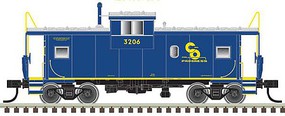 Atlas Master Extended Vision Caboose C&O #3206 HO Scale Model Train Freight Car #20006219