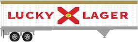 Atlas Pines 45' Trailer Lucky Lager HO Scale Model Train Freight Car #20006312