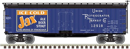 Atlas 40 Wood Reefer Jax #12918 HO Scale Model Train Freight Car #20006323