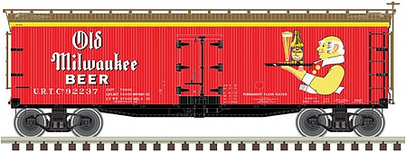 Atlas 40 Wood Reefer Old Milwaukee #92237 HO Scale Model Train Freight Car #20006328