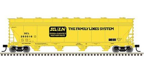 Atlas ACF 5250 Centerflow Covered Hopper SCL #260022 HO Scale Model Train Freight Car #20006402