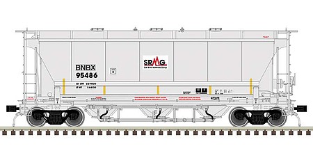 Atlas Trinity 3230 Covered Hopper GMS #95486 HO Scale Model Train Freight Car #20006834