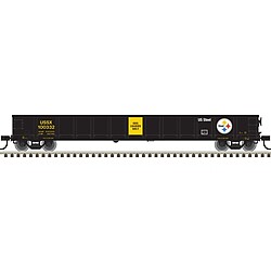 Atlas Evans 52 Gondola US Steel #100332 HO Scale Model Train Freight Car #20006871
