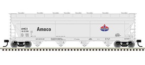 Atlas ACF 5250 Centerflow Covered Hopper Amoco #6228 HO Scale Model Train Freight Car #20006904