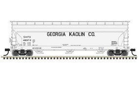 Atlas 4650 3-bay Centerflow Hopper Georgia Kaolin #46972 HO Scale Model Train Freight Car #20006938 Atlas 4650 3-bay Centerflow Hopper Georgia Kaolin #46972 HO Scale Model Train Freight Car #20006938