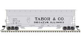 Atlas 4650 3-bay Centerflow Hopper Tabor & Co #46725 HO Scale Model Train Freight Car #20006941 Atlas 4650 3-bay Centerflow Hopper Tabor & Co #46725 HO Scale Model Train Freight Car #20006941