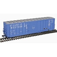 Atlas CNCF 5000 Boxcar Atlantic & Western #1008 HO Scale Model Train Freight Car #20007133 Atlas CNCF 5000 Boxcar Atlantic & Western #1008 HO Scale Model Train Freight Car #20007133