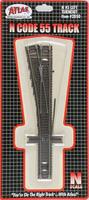 Atlas Code 55 #5 Left Turnout N Scale Nickel Silver Model Train Track #2050