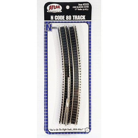 847 Atlas HO Code 100 Straight Snap-Track Assortment