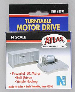 Atlas Turntable Motor Drive Unit N Scale Nickel Silver Model Train Track #2791