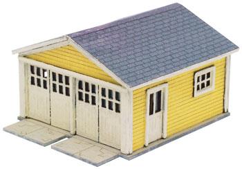 Atlas Two Car Garage for Kates Colonial Home N Scale Model Railroad Building #2880