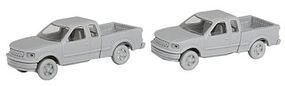 Atlas Ford F-150 Standard Side Pickup 2-pack Undecorated N Scale Model Railroad Vehicles #2940 Atlas Ford F-150 Standard Side Pickup 2-pack Undecorated N Scale Model Railroad Vehicles #2940