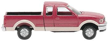 Atlas Ford F-150 Pickup w/Two-Tone Paint Red & Tan (2) N Scale Model Train Roadway Vehicle #2948