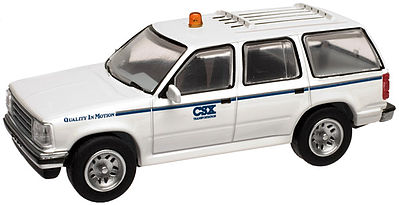 Atlas 1996 Ford(R) Explorer w/Rotary Beacon CSX HO Scale Model Railroad Vehicle #30000077