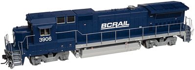 Atlas Dash 8-40B BC Rail 3906 W/dcc N Scale Model Train Diesel Locomotive #40000499