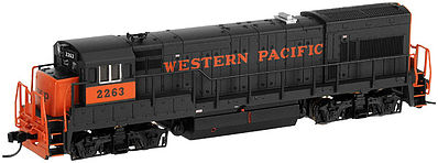 Atlas GE U23B Low Nose Western Pacific #2254 N Scale Model Train Diesel Locomotive #40000669