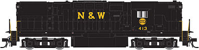 Atlas C420 Hi Nose DC Norfolk & Western #413 N Scale Model Train Diesel Locomotive #40002338