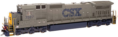 Atlas Dash 8-40C DC CSX #7509 N Scale Model Train Diesel Locomotive #40002702